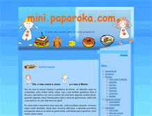 Tablet Screenshot of mini.paparoka.com